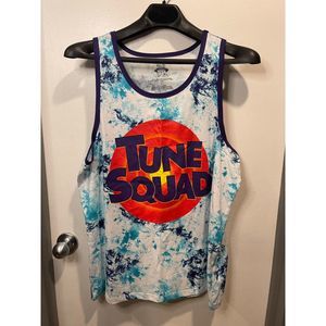 Tune Squad Tank Top Size XL Space Jam Looney Tunes Tie-Dye‎